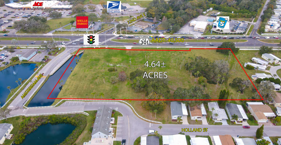 US 301 & Amsterdam, Ellenton, FL for rent - Aerial - Image 2 of 3