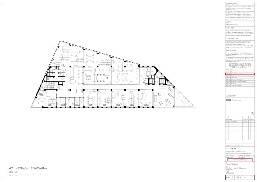 20 Fulham Broa, London to rent - Site Plan - Image 2 of 10