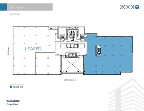 2001 M St NW, Washington, DC for rent Floor Plan- Image 1 of 1