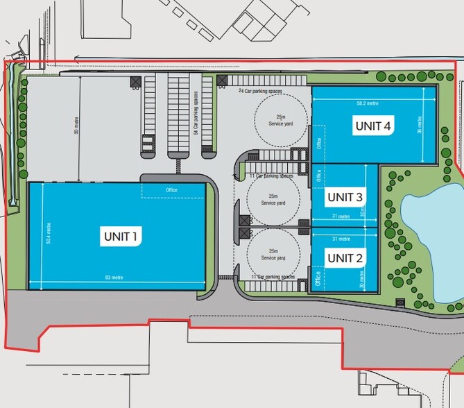 Sinfin Ln, Derby for rent - Site Plan - Image 2 of 2