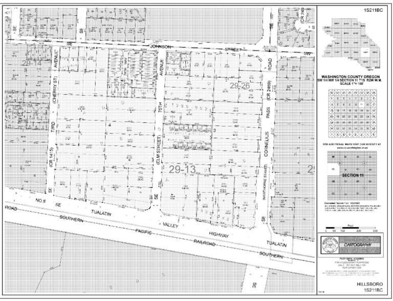 2870 SE 75th Ave, Hillsboro, OR for sale - Plat Map - Image 1 of 1