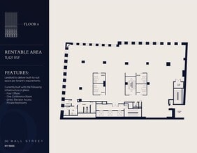 30 Wall St, New York, NY to rent Floor Plan- Image 1 of 8