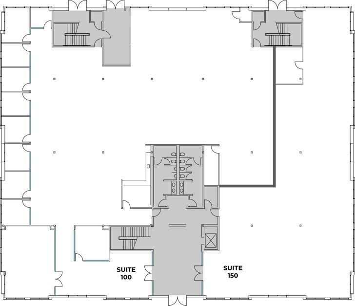 4790 Eastgate Mall, San Diego, CA to rent Floor Plan- Image 1 of 5