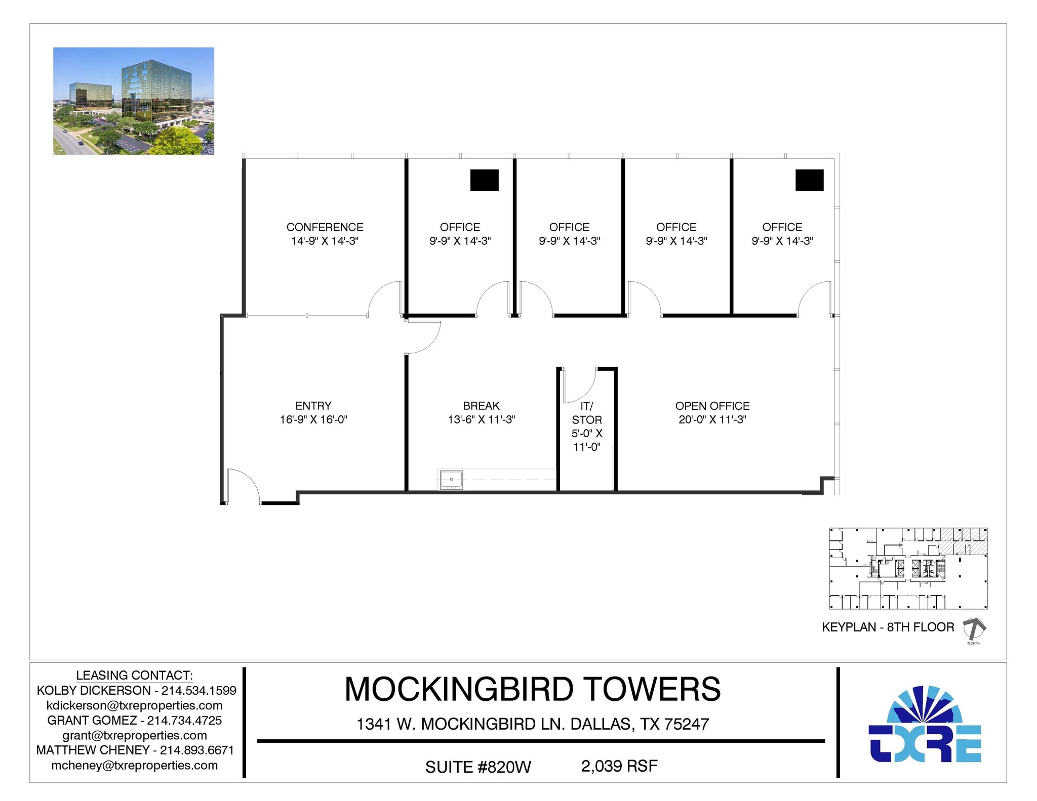 1341 W Mockingbird Ln, Dallas, TX to rent Floor Plan- Image 1 of 1
