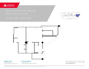 5601 Executive Dr, Irving, TX for rent Site Plan- Image 1 of 1