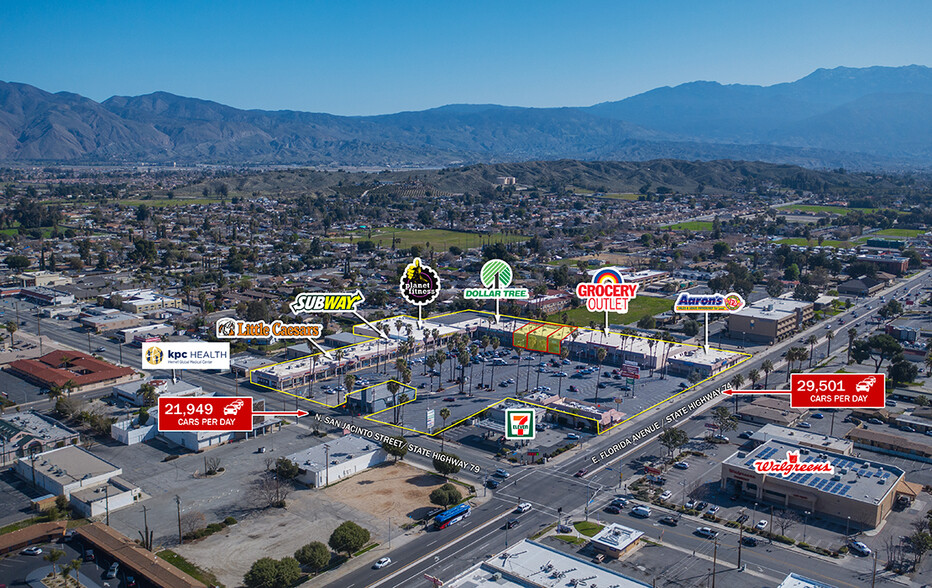 1301-1699 E Florida Ave, Hemet, CA for rent - Aerial - Image 1 of 14