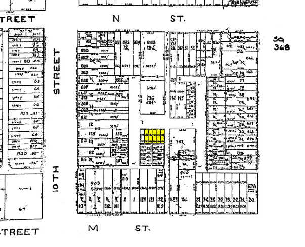 1215 Blagden Aly NW, Washington, DC for sale - Plat Map - Image 2 of 2