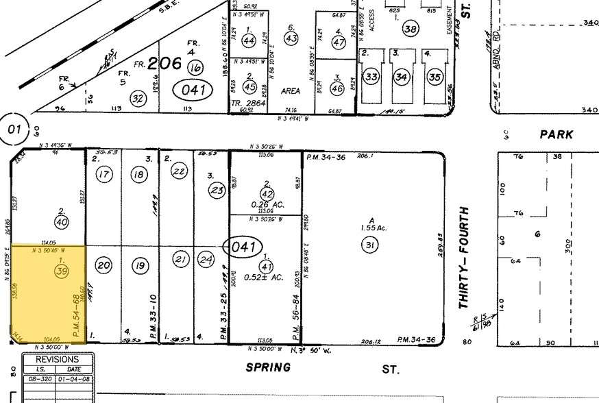 3548 Spring St, Paso Robles, CA for sale - Plat Map - Image 3 of 17