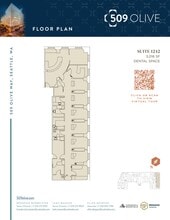 509 Olive Way, Seattle, WA to rent Floor Plan- Image 1 of 1