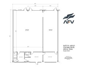 2126 Hamilton Rd, Argyle, TX to rent Site Plan- Image 2 of 4