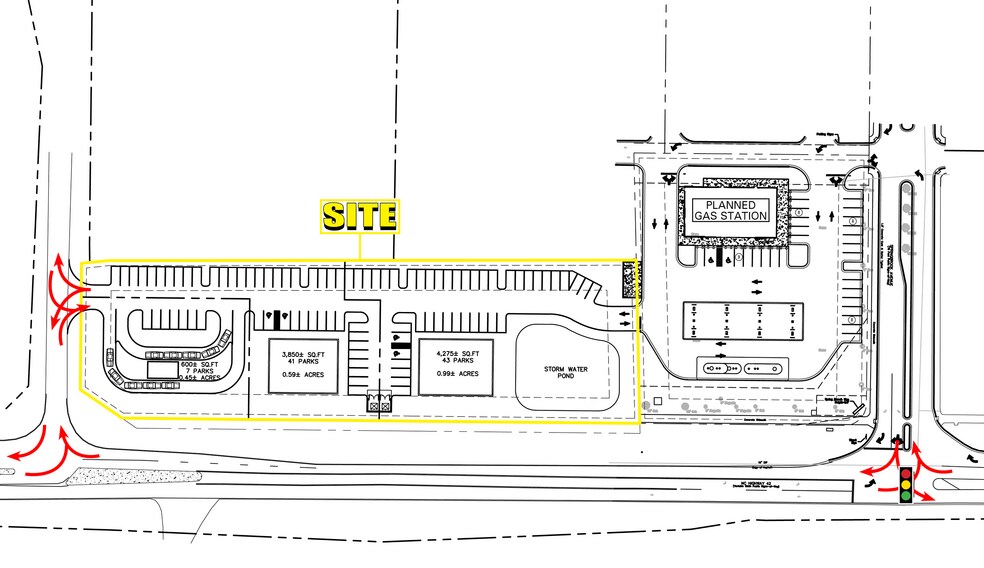 2364 Hwy 42 W, Clayton, NC for rent - Site Plan - Image 3 of 4