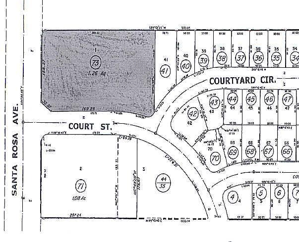 2908 Santa Rosa Ave, Santa Rosa, CA for rent - Plat Map - Image 3 of 3