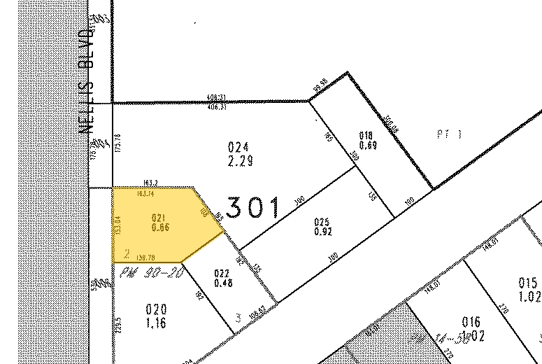 N Nellis Blvd, Las Vegas, NV for rent - Plat Map - Image 3 of 4