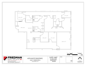 23077 Greenfield Rd, Southfield, MI for rent Floor Plan- Image 1 of 1