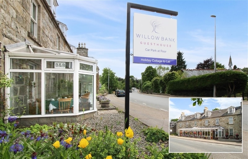 Willowbank Guest House and Willowbank Bothy, Grantown On Spey for sale Primary Photo- Image 1 of 29