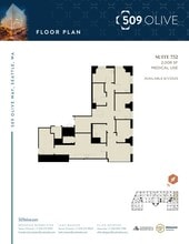 509 Olive Way, Seattle, WA to rent Floor Plan- Image 1 of 1