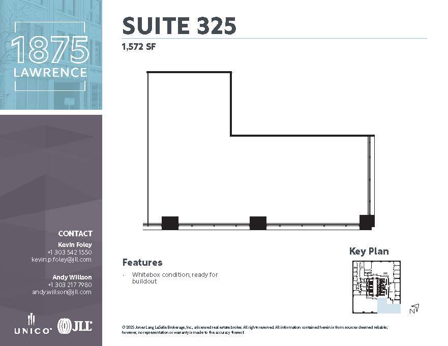 1875 Lawrence St, Denver, CO to rent Floor Plan- Image 1 of 1