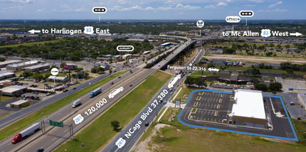 2101 N Cage Blvd, Pharr, TX - aerial  map view - Image1