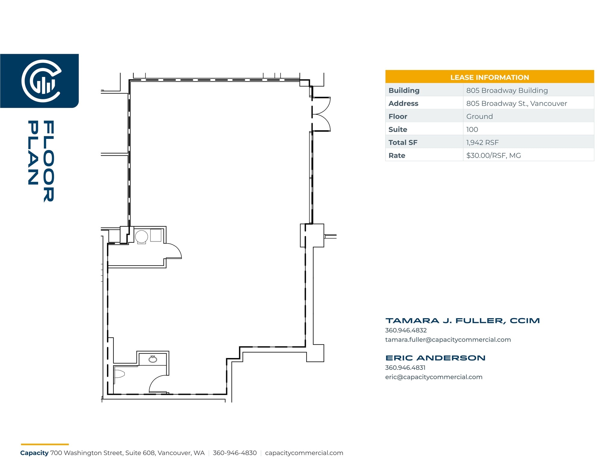 805 Broadway St, Vancouver, WA to rent Site Plan- Image 1 of 1