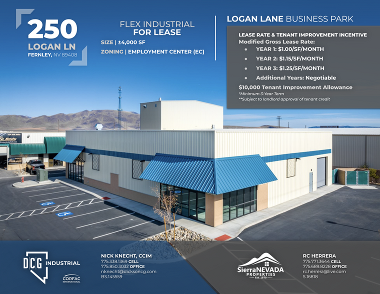 250 Logan Ln, Fernley, NV for rent - Building Photo - Image 1 of 6