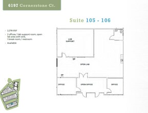 6185 Cornerstone Ct E, San Diego, CA for rent Floor Plan- Image 1 of 1