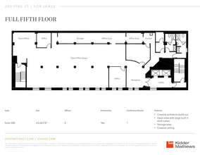 200-216 Pine St, San Francisco, CA for rent Floor Plan- Image 1 of 1