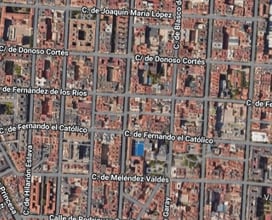 Madrid, MAD - Aerial  map view