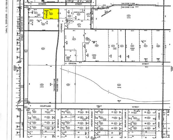 75 E Division St, Mundelein, IL to rent - Plat Map - Image 2 of 4