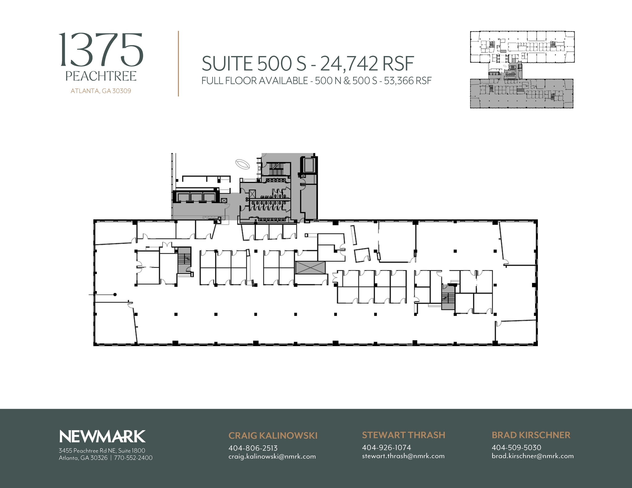 1375 Peachtree St NE, Atlanta, GA to rent Floor Plan- Image 1 of 2
