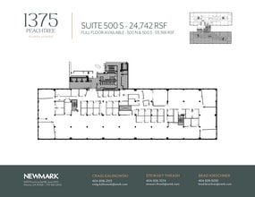 1375 Peachtree St NE, Atlanta, GA to rent Floor Plan- Image 1 of 2