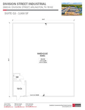 2800 W Division St, Arlington, TX for rent Floor Plan- Image 1 of 2