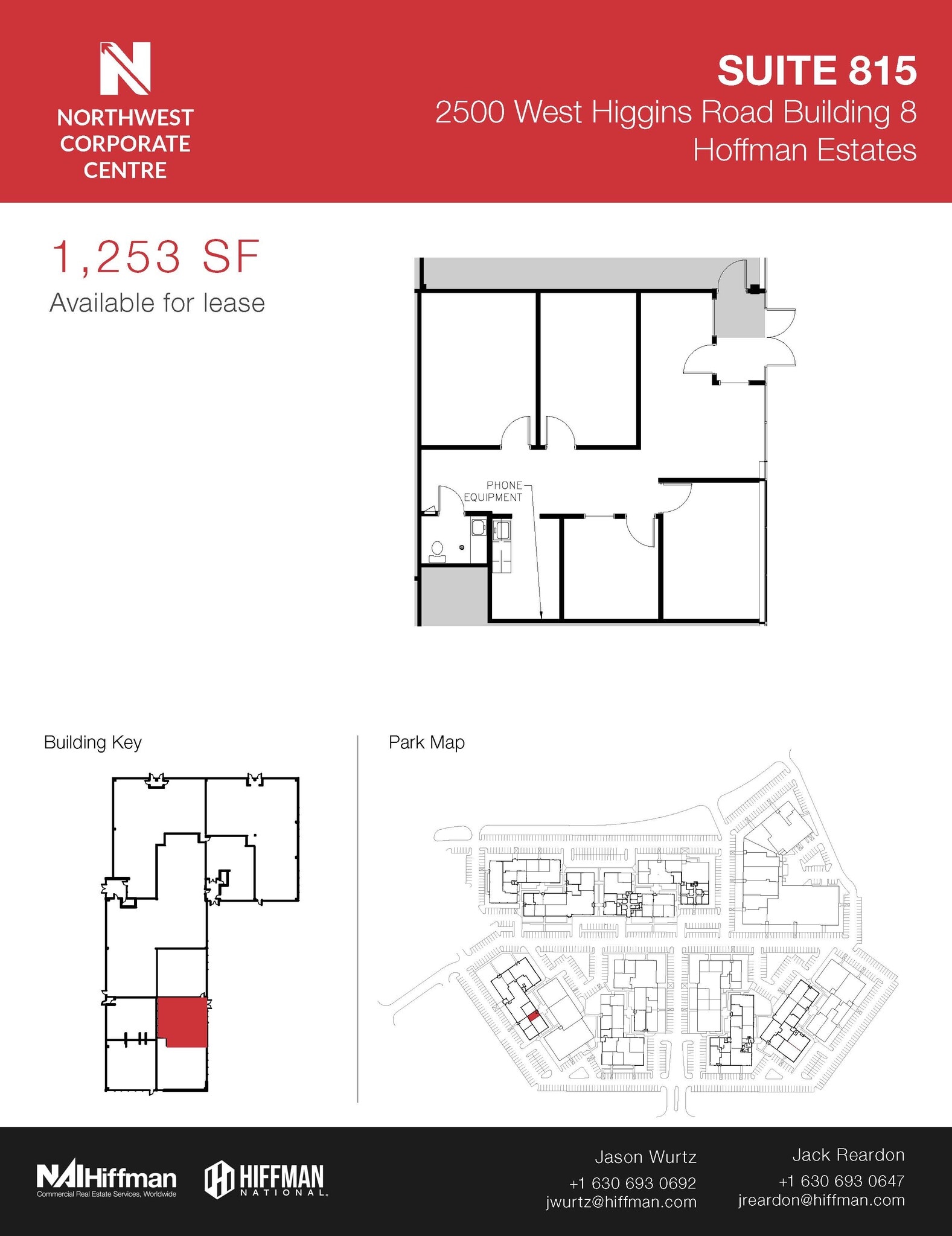 2500 W Higgins Rd, Hoffman Estates, IL to rent Floor Plan- Image 1 of 2