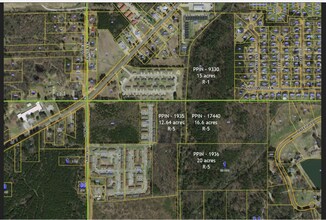 0 Carpenter Trak, Starkville, MS for sale Aerial- Image 1 of 2