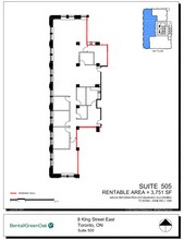 8 King St E, Toronto, ON for rent Floor Plan- Image 1 of 1