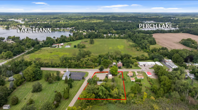 12151 E Chicago Rd, Somerset Center, MI - aerial  map view