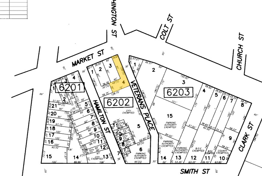 140 Market St, Paterson, NJ for sale - Plat Map - Image 1 of 1