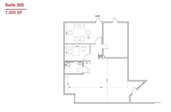 2211 Corinth Ave, Los Angeles, CA for rent Floor Plan- Image 2 of 2