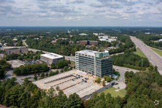 4820 Emperor Blvd, Durham, NC - aerial  map view