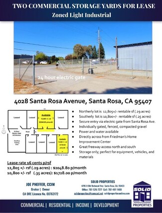 More details for 4028 Santa Rosa Ave, Santa Rosa, CA - Land for Rent