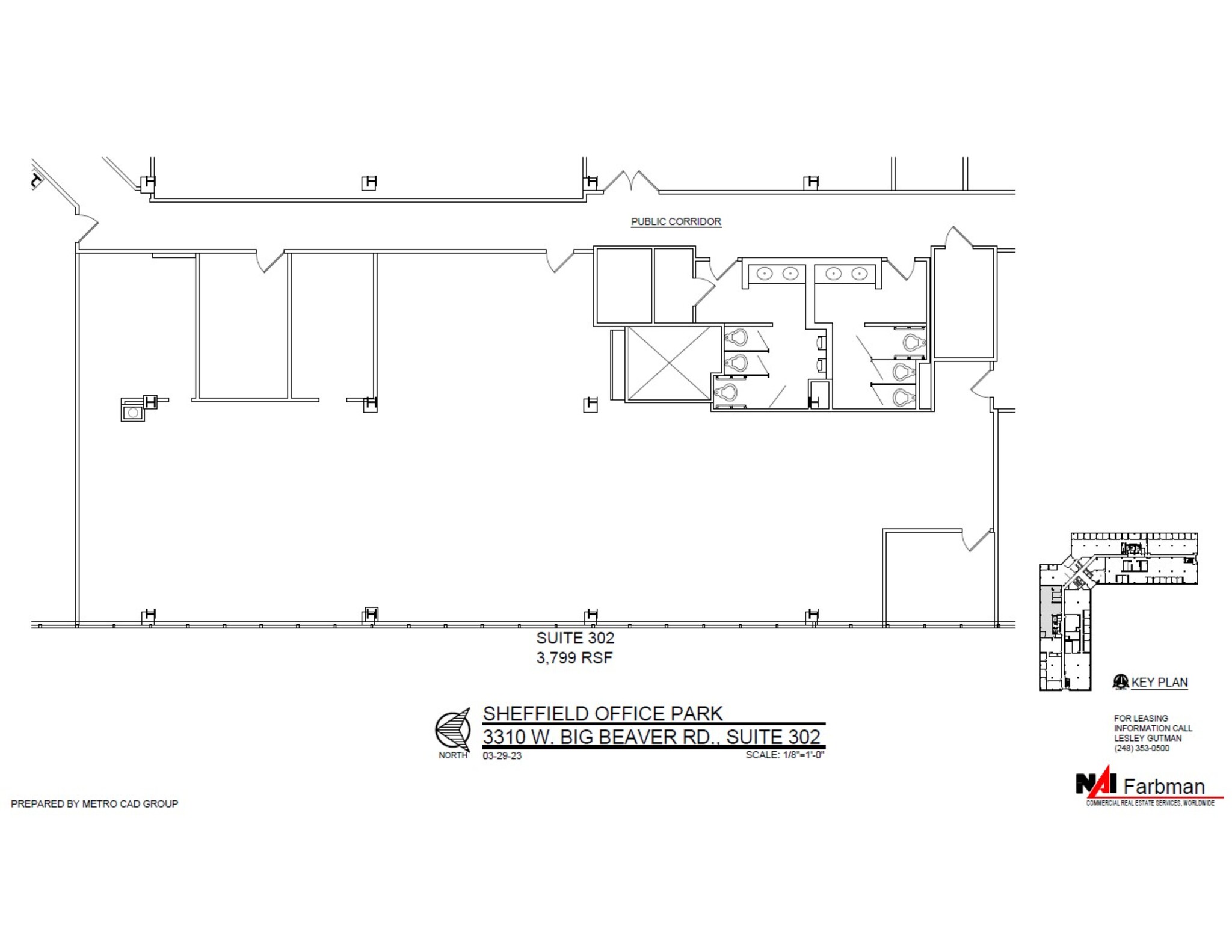 3310 W Big Beaver Rd, Troy, MI for rent Site Plan- Image 1 of 2