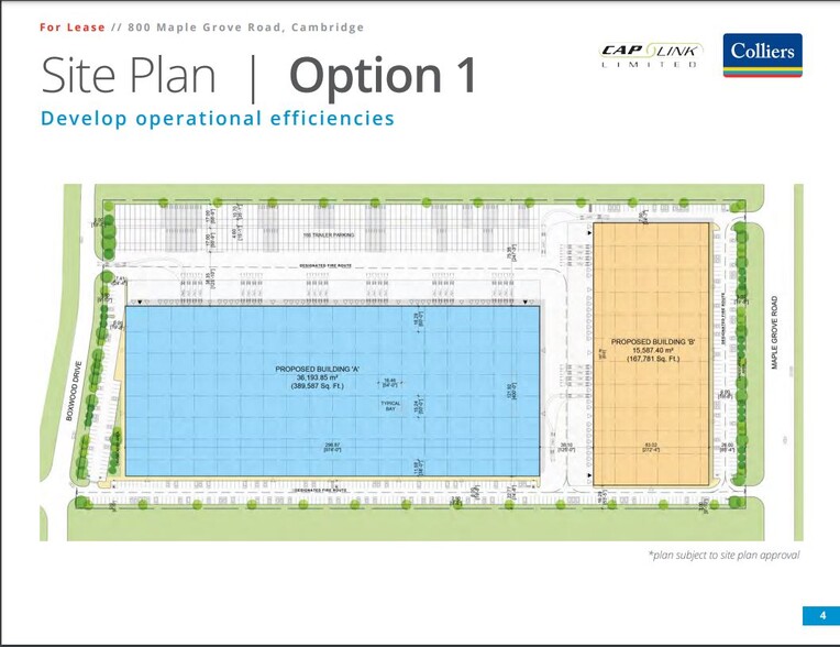 800 Maple Grove Rd, Cambridge, ON for rent - Site Plan - Image 1 of 2