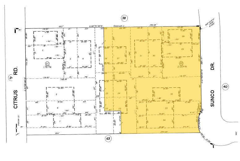 2711 Citrus Rd, Rancho Cordova, CA for sale - Plat Map - Image 2 of 13