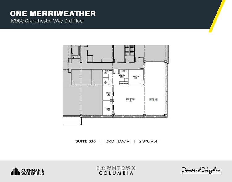 10980 Grantchester Way, Columbia, MD for rent - Floor Plan - Image 2 of 7