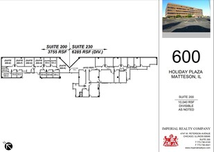 600 Holiday Plaza Dr, Matteson, IL for rent Floor Plan- Image 1 of 1