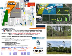 N Normandy, Deltona, FL - aerial  map view