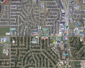 815 NW 12th St, Moore, OK - aerial  map view