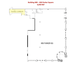 300-900 Parker Sq, Flower Mound, TX for rent Floor Plan- Image 2 of 5