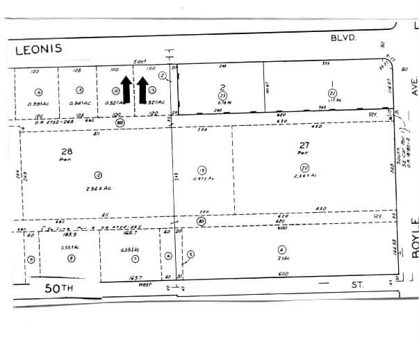 2960 Leonis Blvd, Vernon, CA for rent - Plat Map - Image 3 of 3