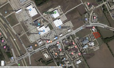 1830 E Broad St, Mansfield, TX - aerial  map view