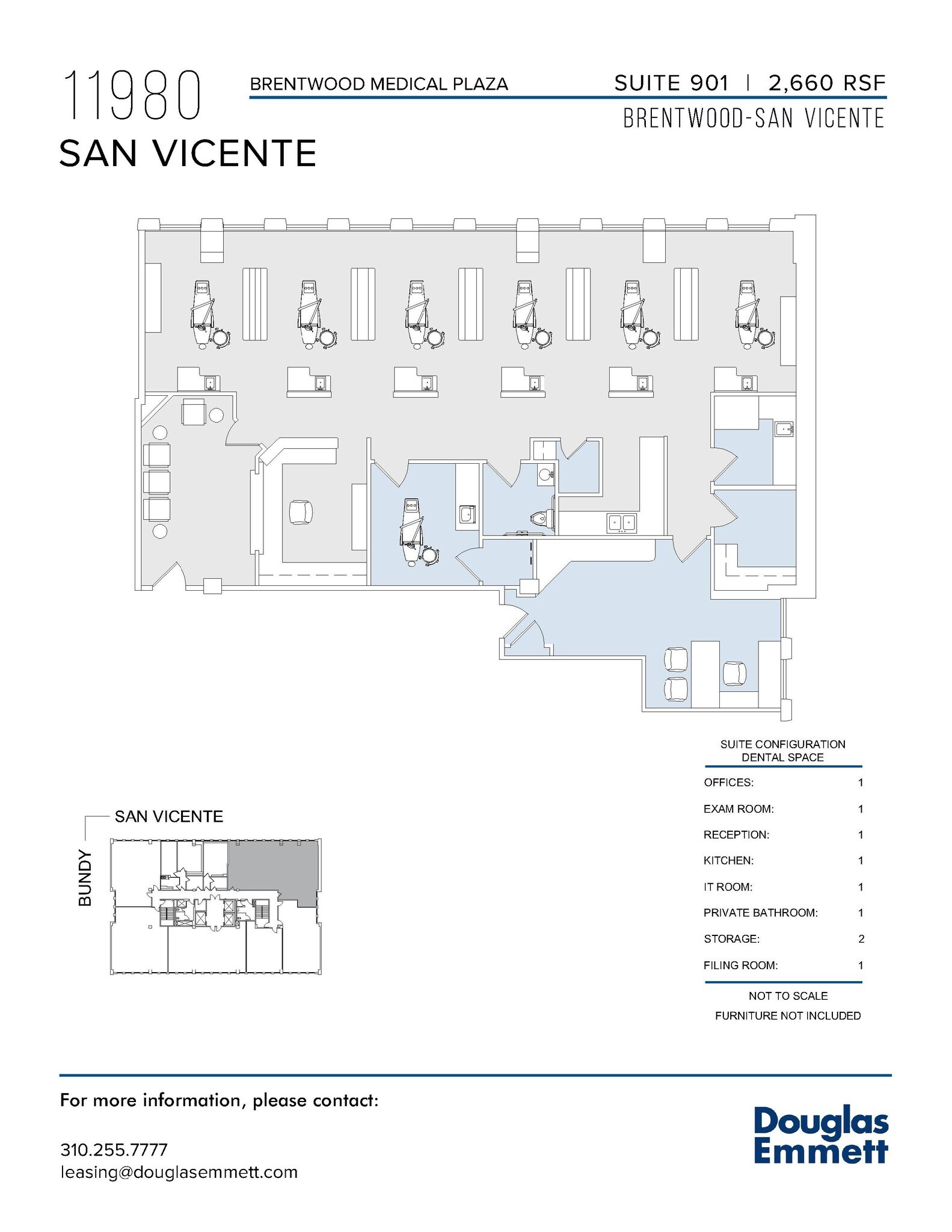 11980 San Vicente Blvd, Los Angeles, CA to rent Floor Plan- Image 1 of 1